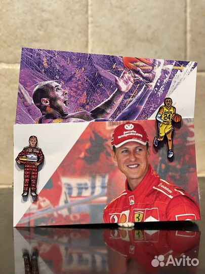 Значок Михаэль Шумахер Значок Коби Брайант