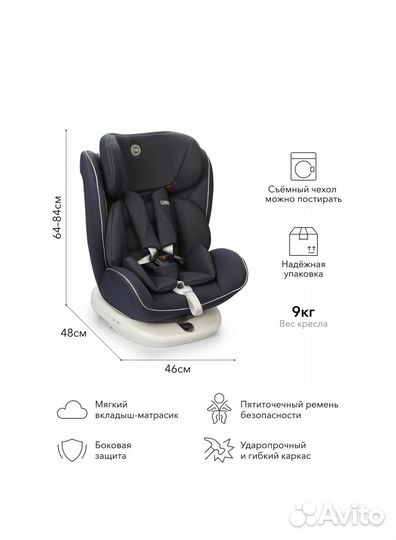 Автокресло happy baby unix