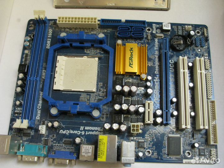 Asrock N68-S3 (нет), звук pci genius 5.1