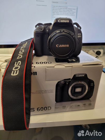 Фотоаппарат Canon eos 600d
