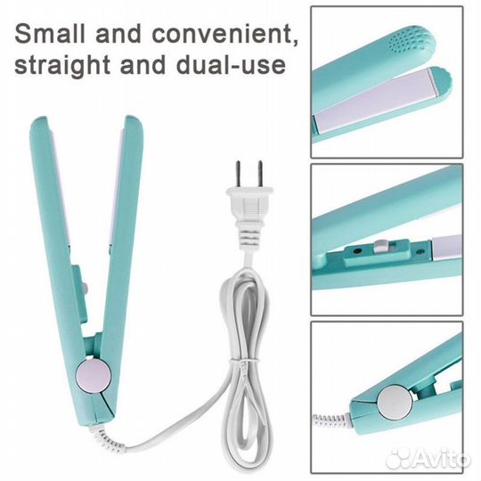 Мини утюжок плойка в футляре