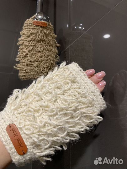 Мочалка из джута натурального