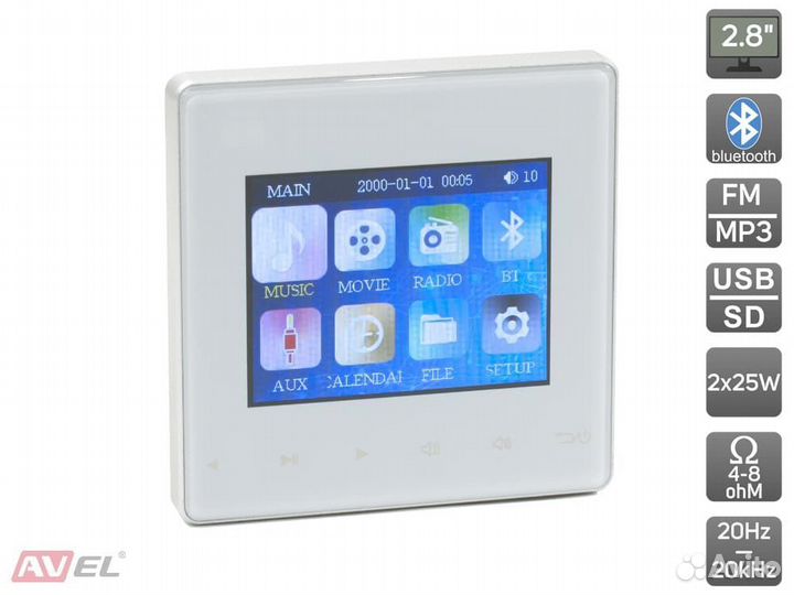 Встраиваемое радио AVS135