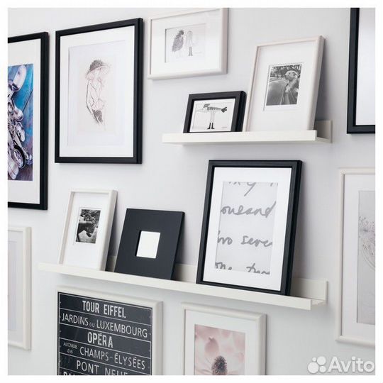 Полка настенная IKEA белая