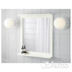 Новое зеркало IKEA для ванной комнаты