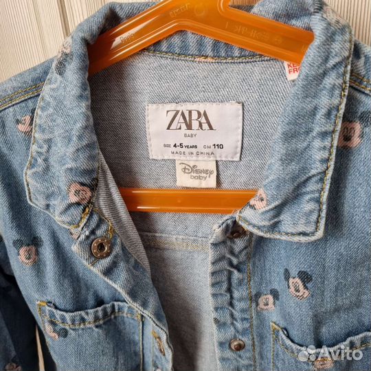 Джинсовая куртка zara для девочки