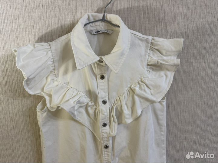 Джинсовое платье zara м