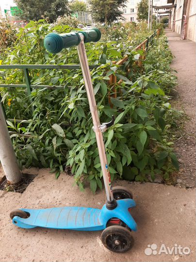 Самокат детский трехколесный бу