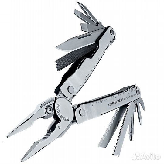 Мультитул Leatherman super tool 300, серебристый L