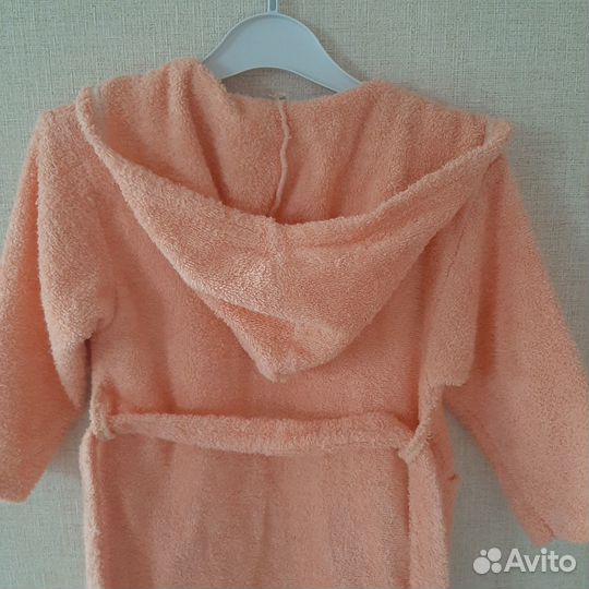 Детский новый махровый халат р.98