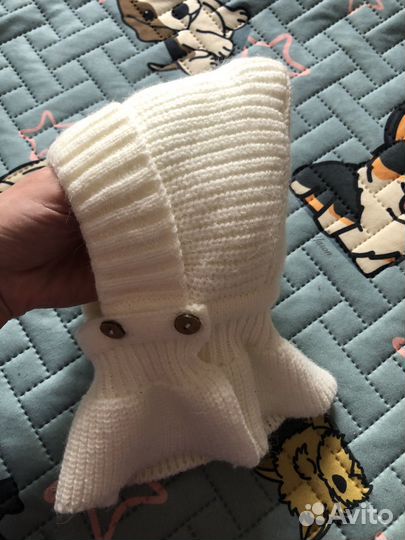 Шапка шлем для новорожденных