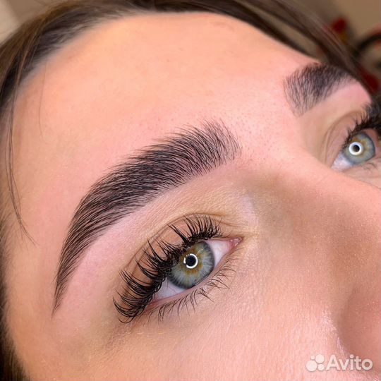 Окрашивание бровей/ онлайн курсы