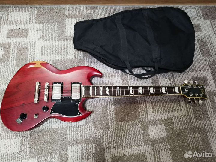 Электрогитара ESP LTD viper-256 Distressed Relic