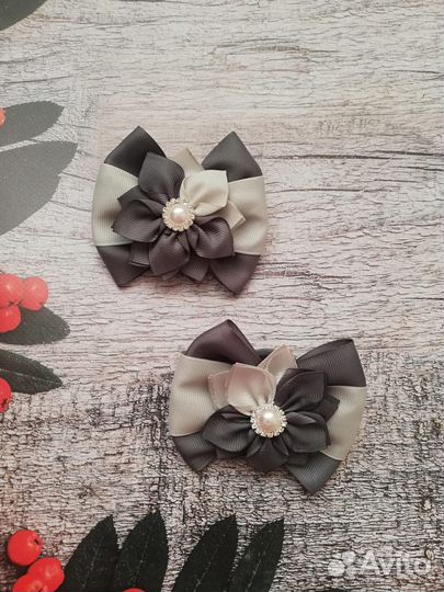 Банты в школу, ленты в косу, ручная работа