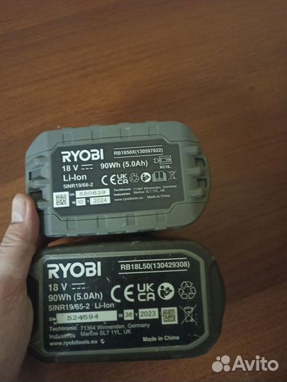 Аккумулятор ryobi