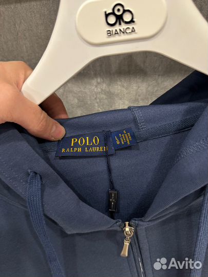 Зип худи ralph lauren синее