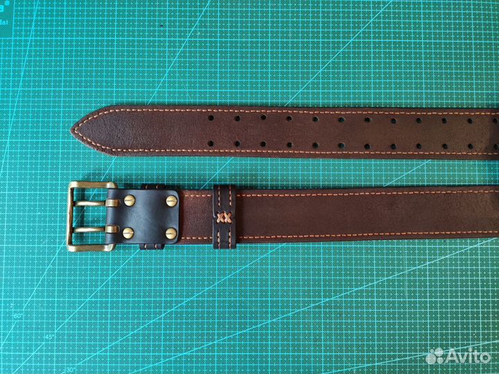 Ремень из кожи буйвола 