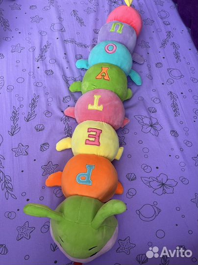 Мягкая игрушка гусеница