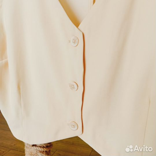 Новый летний костюмный жилет, 48/50