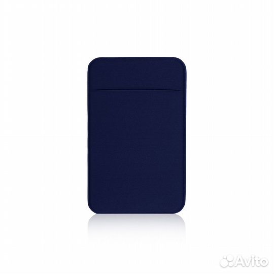 Чехол-накладка для карт на смартфон лайкра (blue)