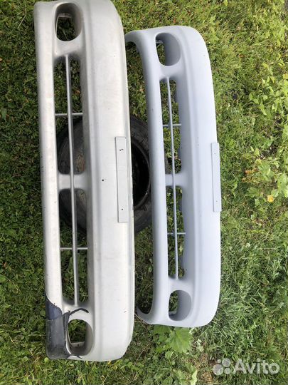 Бампер передний ланос