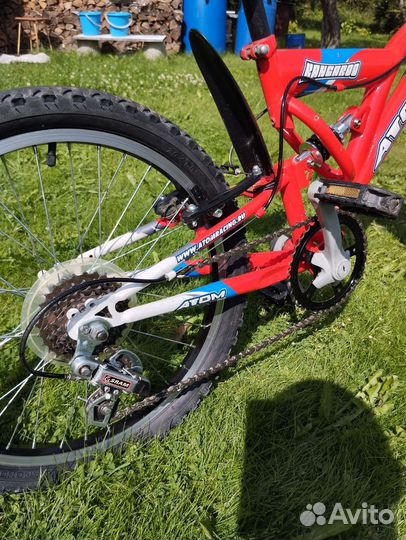 Велосипед горный детский 20,двухподвес