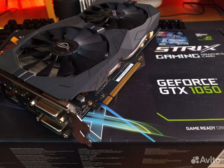 GTX 1050 asus strix 2 gb