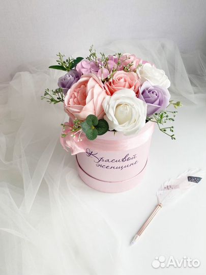 Букет из мыльных цветов (роз ) на день матери