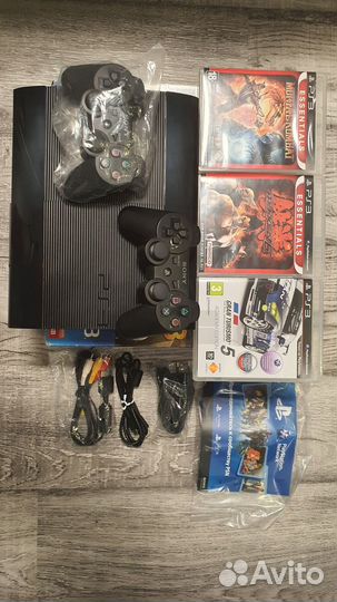 Sony PS3 super slim 500 гб в идеале