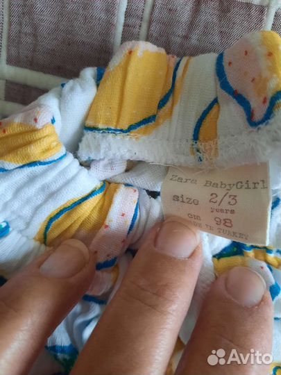 Летняя одежда для девочки 92