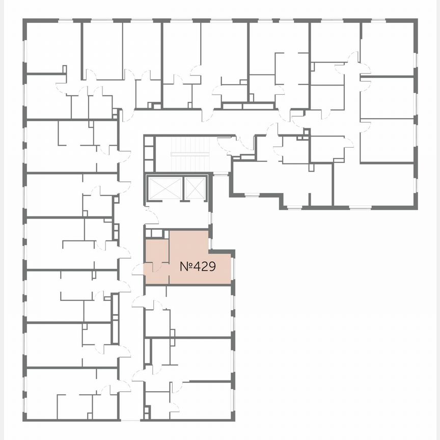 Апартаменты-студия, 23,6 м², 14/17 эт.