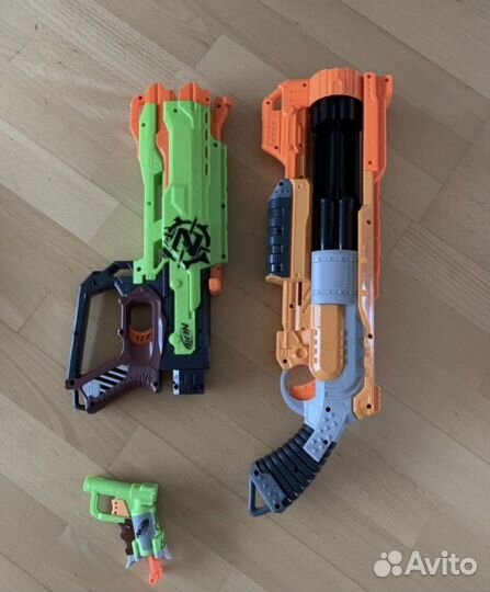 Бластеры Nerf и мечи со звуком