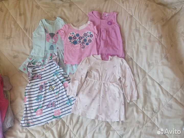 Одежда для девочки 80 р пакетом
