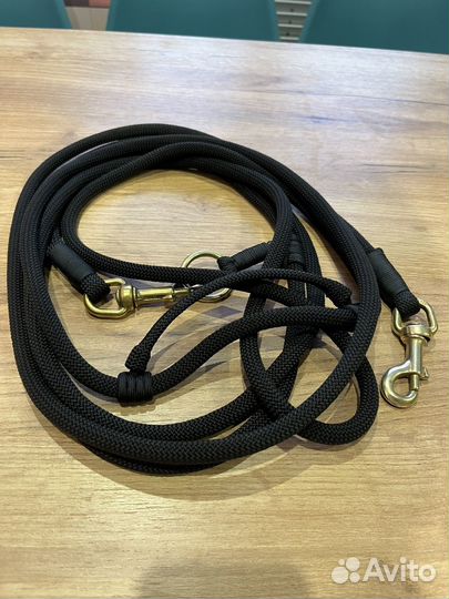 Крафтовый поводок для собак 
