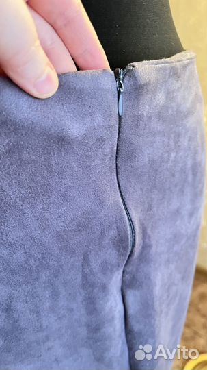 Юбка под замшу женская