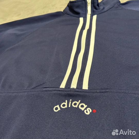 Винтажная олимпийка Adidas мастерка оригинал полу