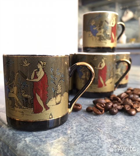 Кофейные чашки 6 штук