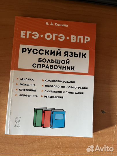 Справочник по русскому языку ЕГЭ ОГЭ