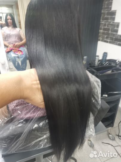 Кератиновое выпрямления, ботокс, наращивание волос