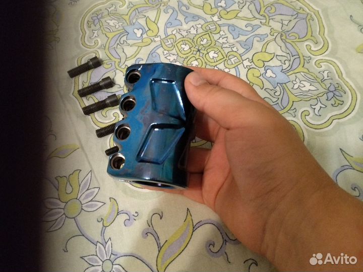 Зажим SKS синий