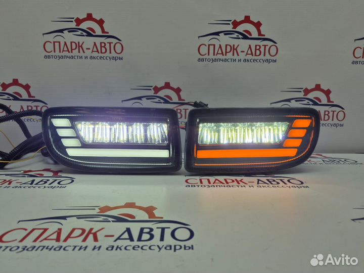 Туманки динамические Toyota Land Cruiser 100 3 реж