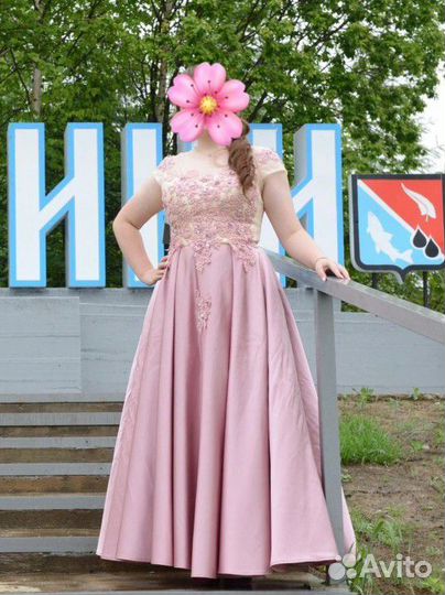 Вечернее платье в пол женское пышное