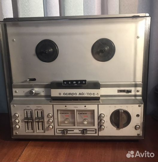 Катушечный магнитофон астра 110