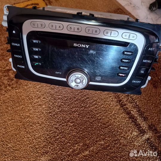 Автомагнитола sony ford focus