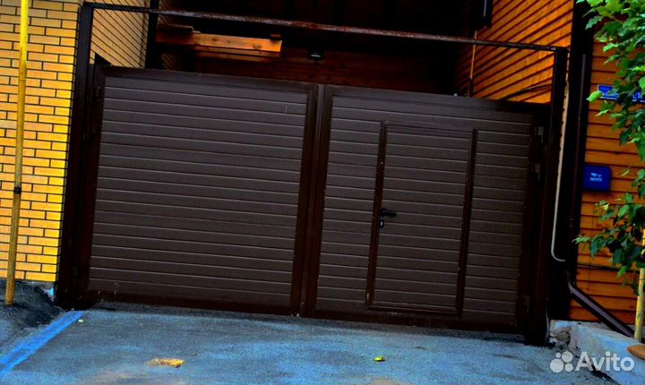 Ворота Распашные С Подушкой За 1 День