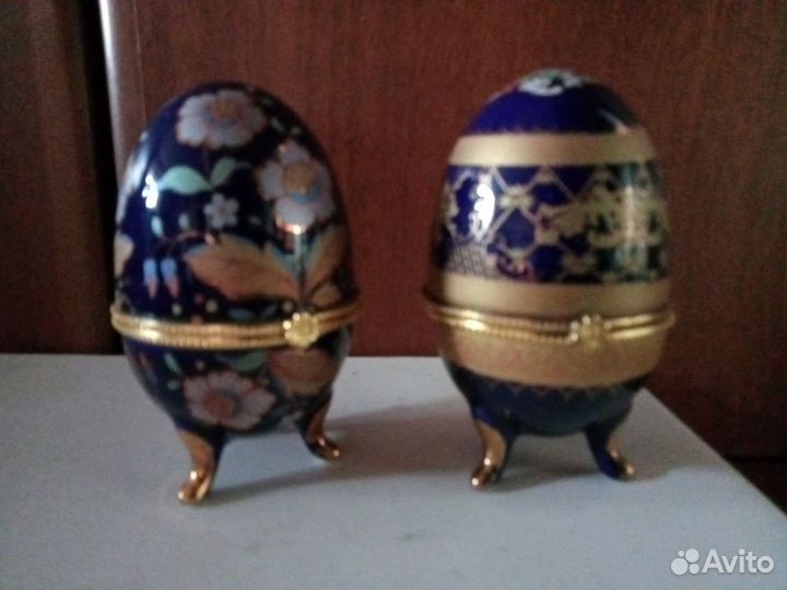 Яйцо Фаберже кобальт