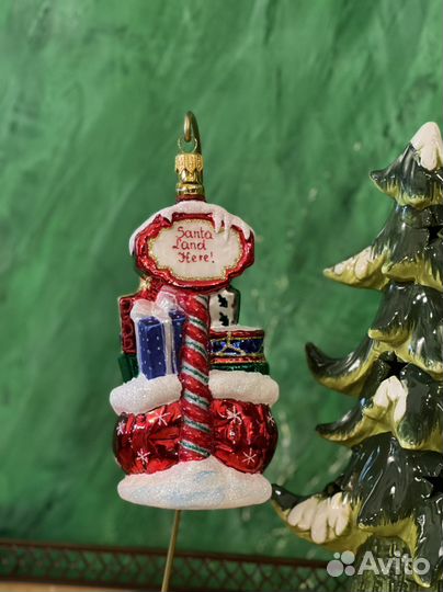 Елочные игрушки, стекло, Польша