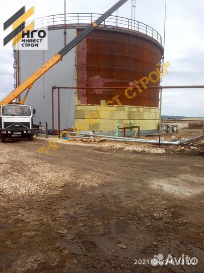 Монтаж рвс Теплоизоляция акз