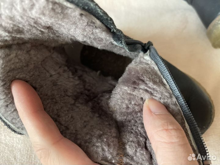 Зимние на сапоги Котофей 24 натуральная кожа, мех