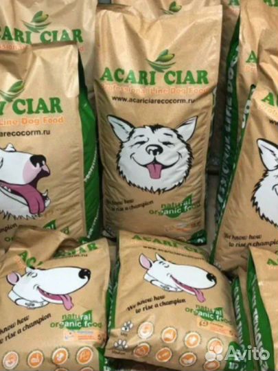 Корм для собак и кошек acari ciar
